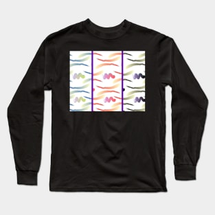Multicolored digital gradient design Long Sleeve T-Shirt